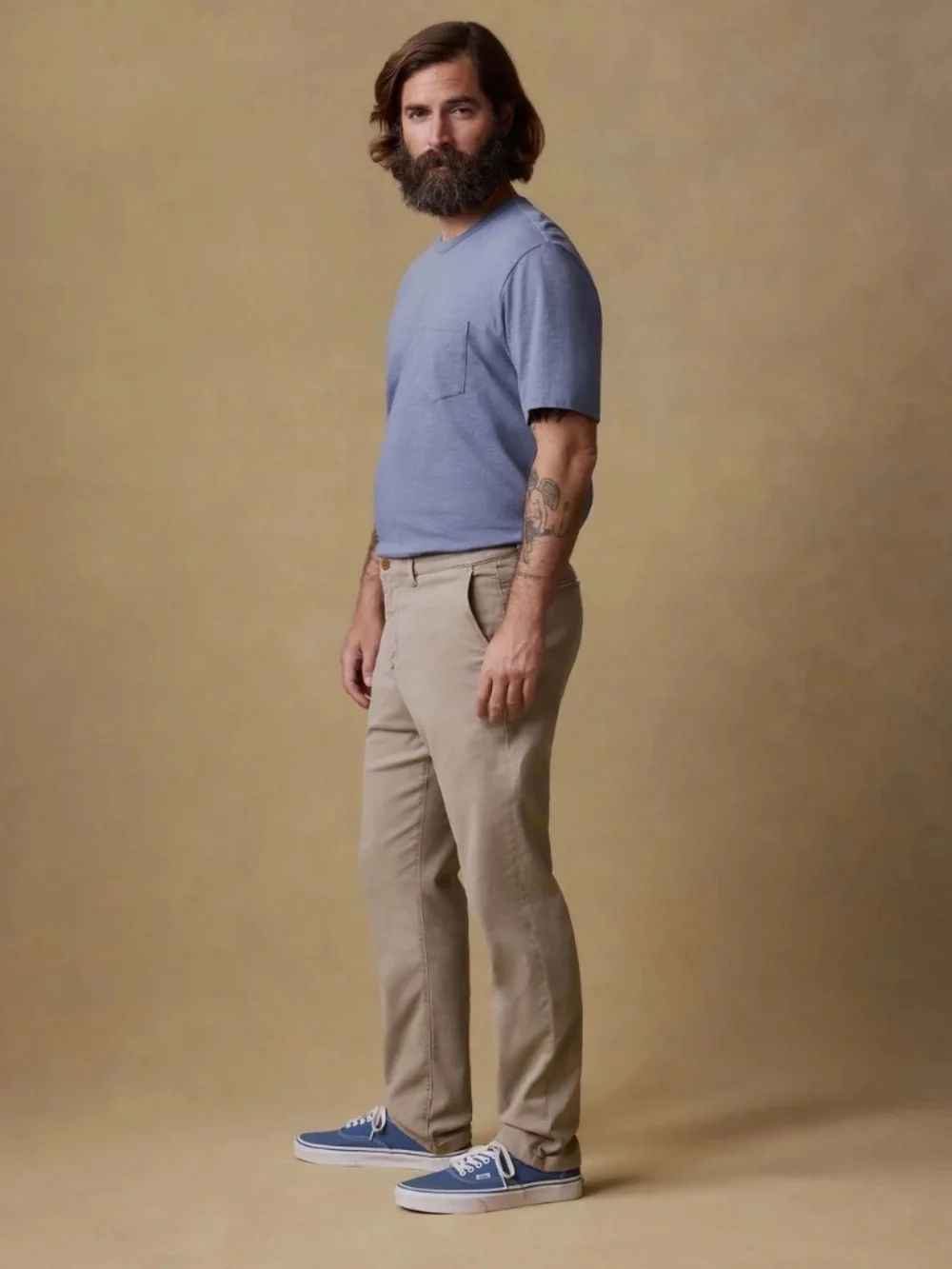 Faherty Coastline Chino Pants Men's 36 x 32 - Utility Khaki